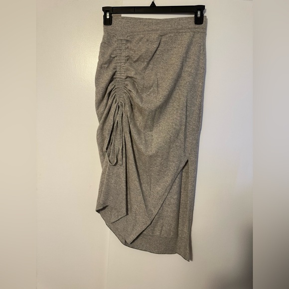 Michael Kors Collection Ruched Drawstring Cashmere Skirt
